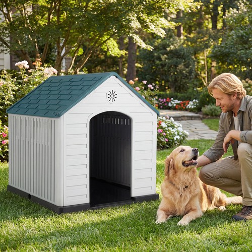Large plastic dog house - dog,