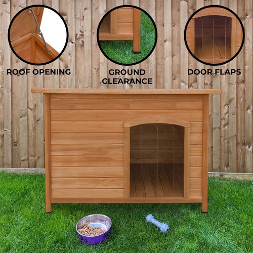Wooden dog kennel pet - dog,