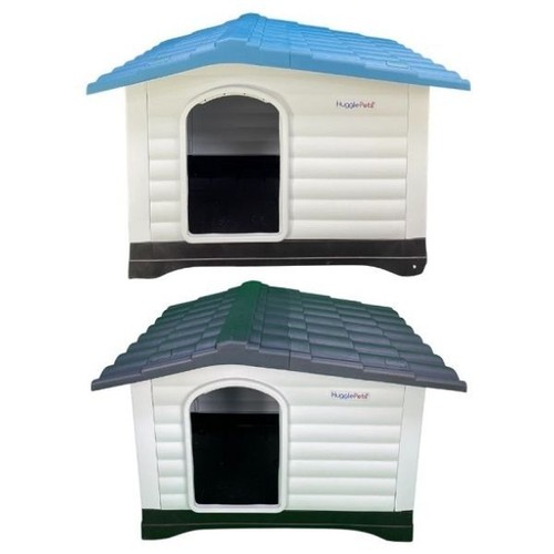 Hugglepets plastic dog kennel - plastic,