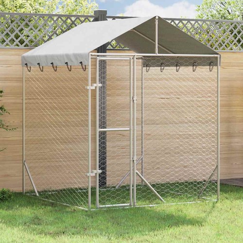 Outdoor dog kennel - outdoor, roof