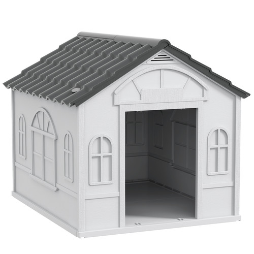 Medium plastic dog kennel - medium,