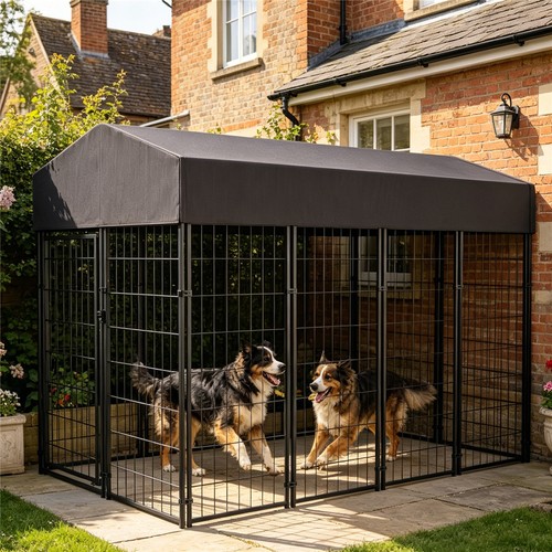 Outdoor dog crate welded - crate,