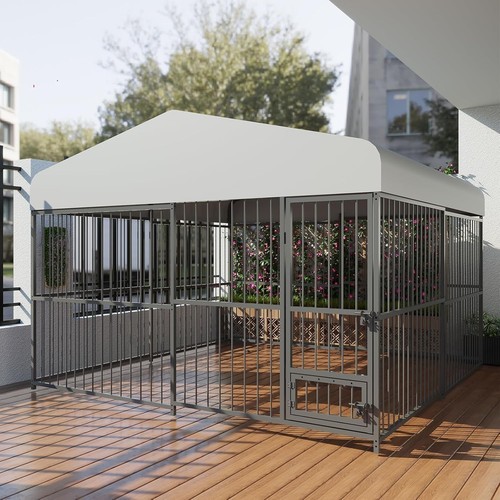 Large outdoor dog kennel - outdoor,