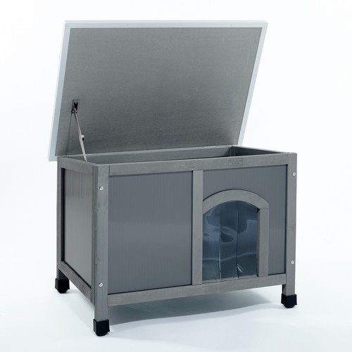 Dog kennel plastic and - kennel, wood