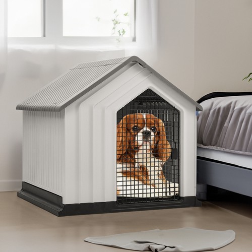 Plastic dog kennel pet - kennel, house