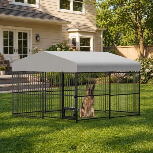 Large outdoor dog kennel pet - outdoor,